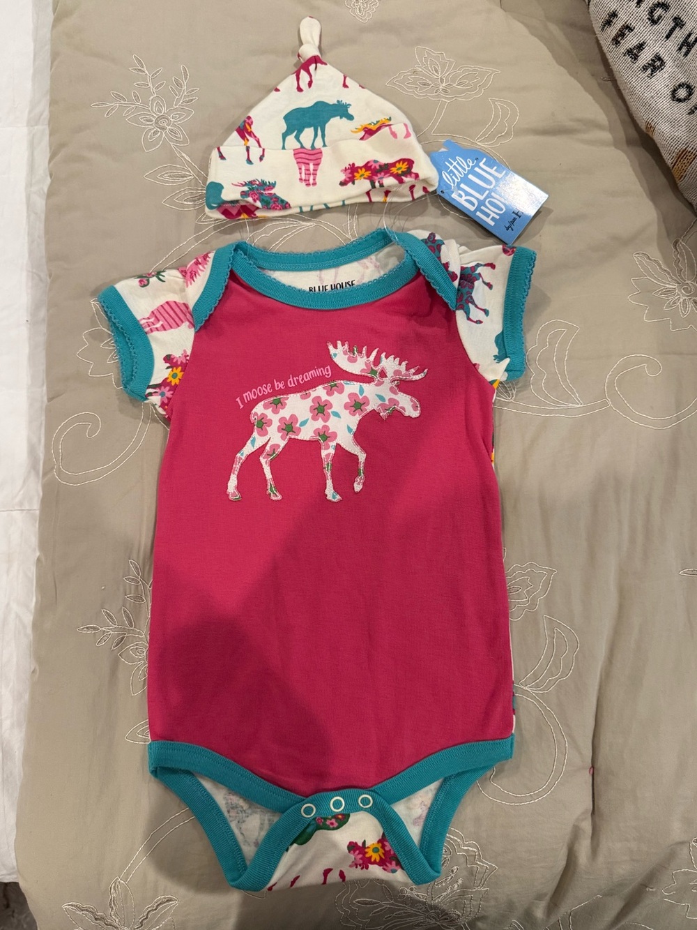 Little Blue House by Hatley Onsie